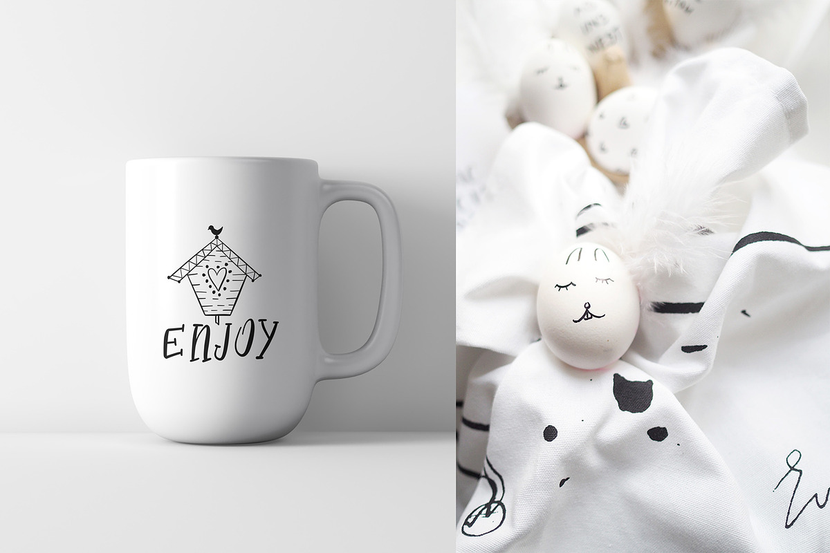Fresh Eggs - Easter design kit, an Object Graphic by Gray Cat Graphics (Photo 4 of 15)