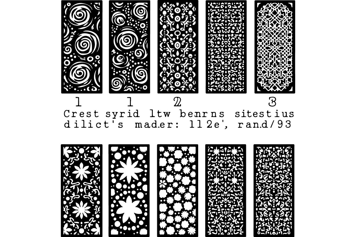 Black Lasercut Panel Bundle, a Graphic by Designer_Momina (Photo 4 of 13)