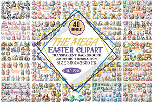 The Mega Easter Sublimation Bundle, a Graphic by designcity5
