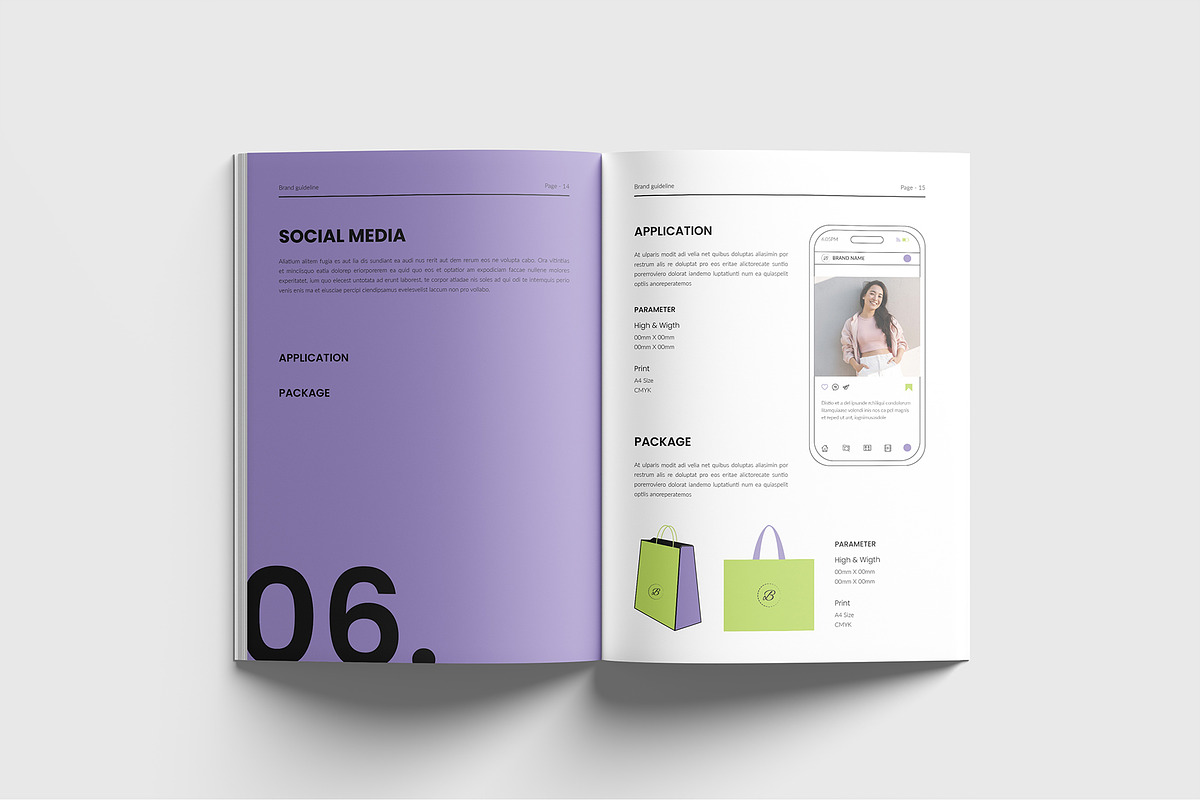 Brand Guideline Template, a Templates & Theme by RusenoelType (Photo 8 of 9)