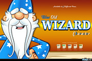 Blue Old Wizard Character, an Illustration by DesignWolf (Thumbnail 1 of 2)