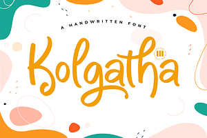 Kolgatha A Handwritten Font