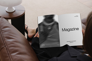 Magazine In Hands Mockups