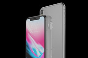 Apple iPhone X Silver and Space Gray, an Object 3D Model by 3D Models by Obshansky (Thumbnail 3 of 16)