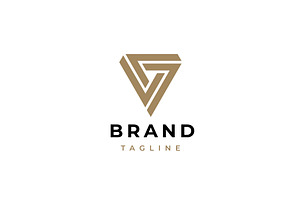 Diamond logo concept., a Branding & Logo Template by lettett