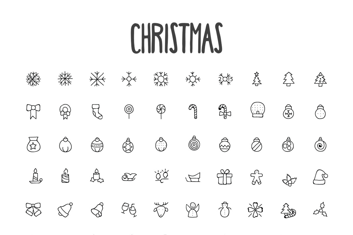 2440 Hand Drawn Doodle Icons Bundle, an Outline Icon by Creative Stall (Photo 4 of 5)