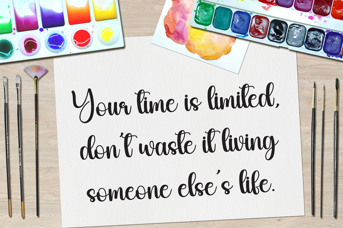 Building | Script Font, a Handwritten Font by Scratchones (Photo 3 of 9)