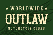 Iron Grey a Vintage Western Font, a Slab Serif Font by Rasiorise Studio (Thumbnail 6 of 9)