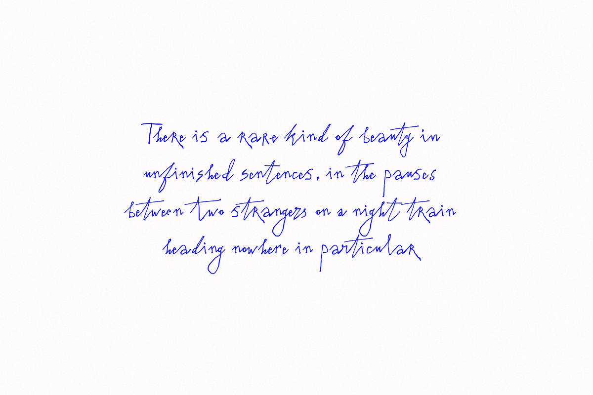 Bergamot // experimental, raw script, a Handwritten Font by PeachCreme (Photo 10 of 15)