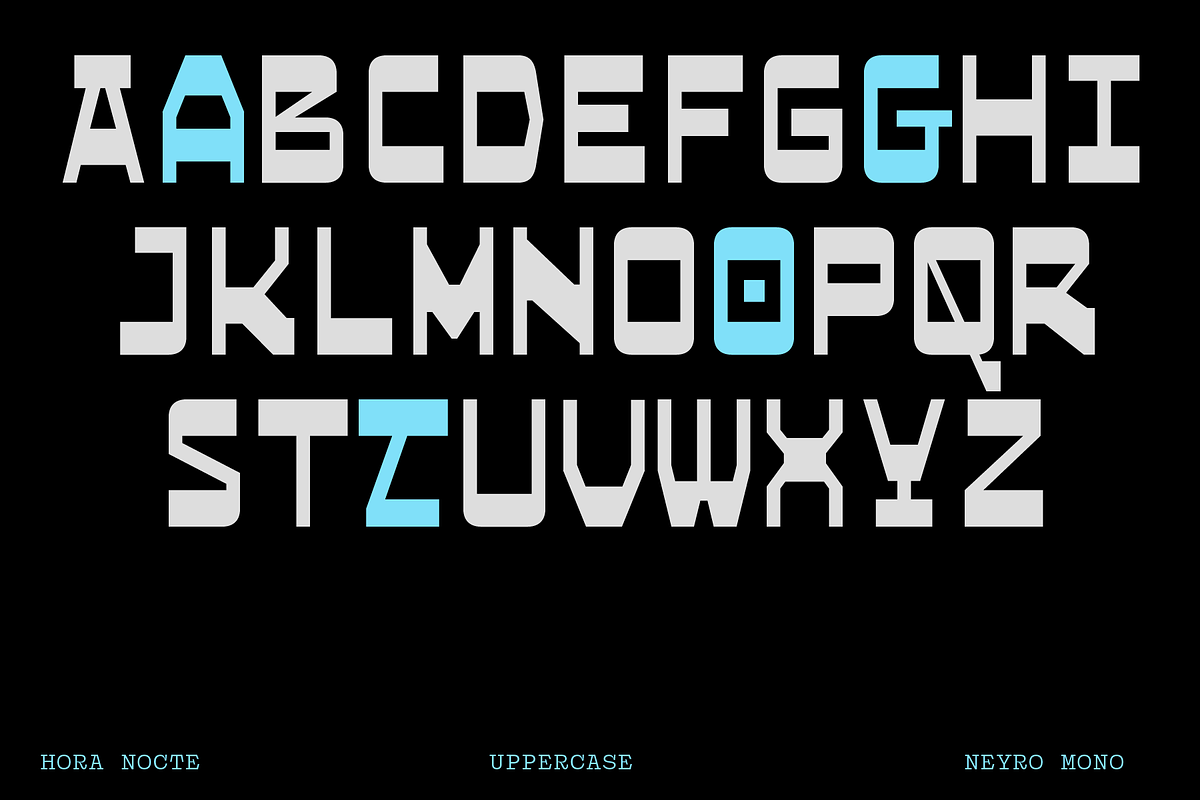 HN Neyro Mono, a Sans Serif Font by Hora Nocte (Photo 3 of 15)