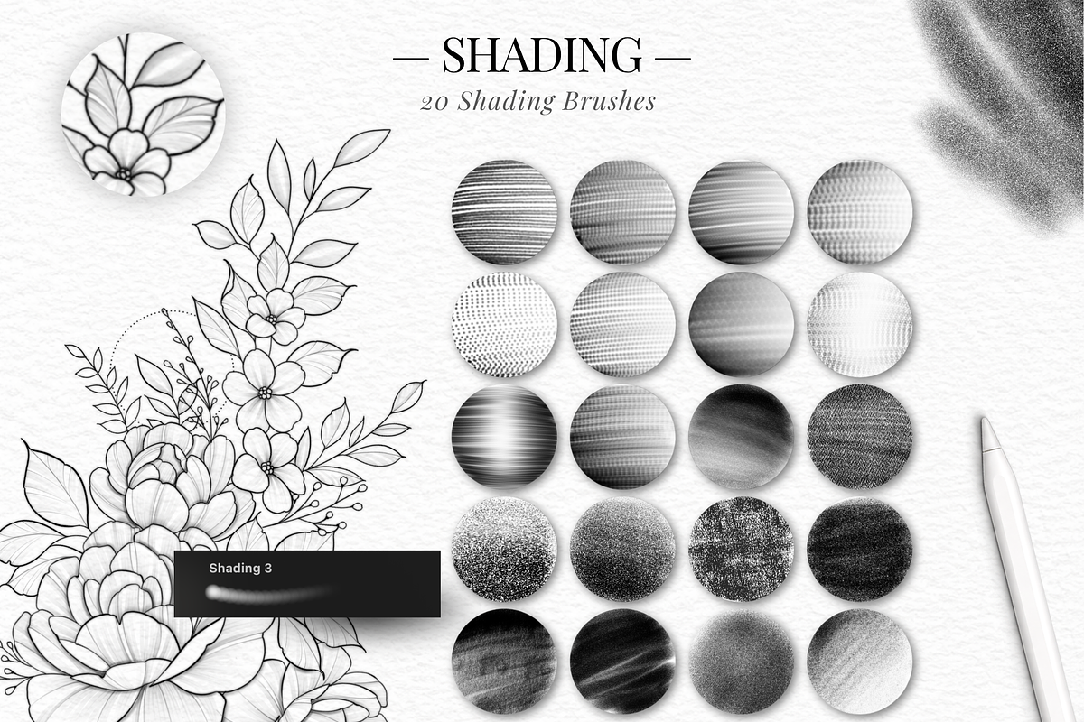 130 Tattoo Procreate Brushes, a Brush Add-On by LaurenceVArtiste (Photo 10 of 10)
