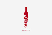 Wine Logo, Wine Restaurant Logo, a Branding & Logo Template by Bordo (Thumbnail 2 of 2)