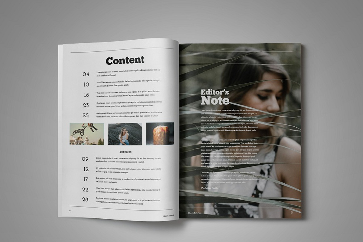 Mihawk Magazine (2017 Edition), a Magazine Template by Bokuto (Photo 4 of 18)
