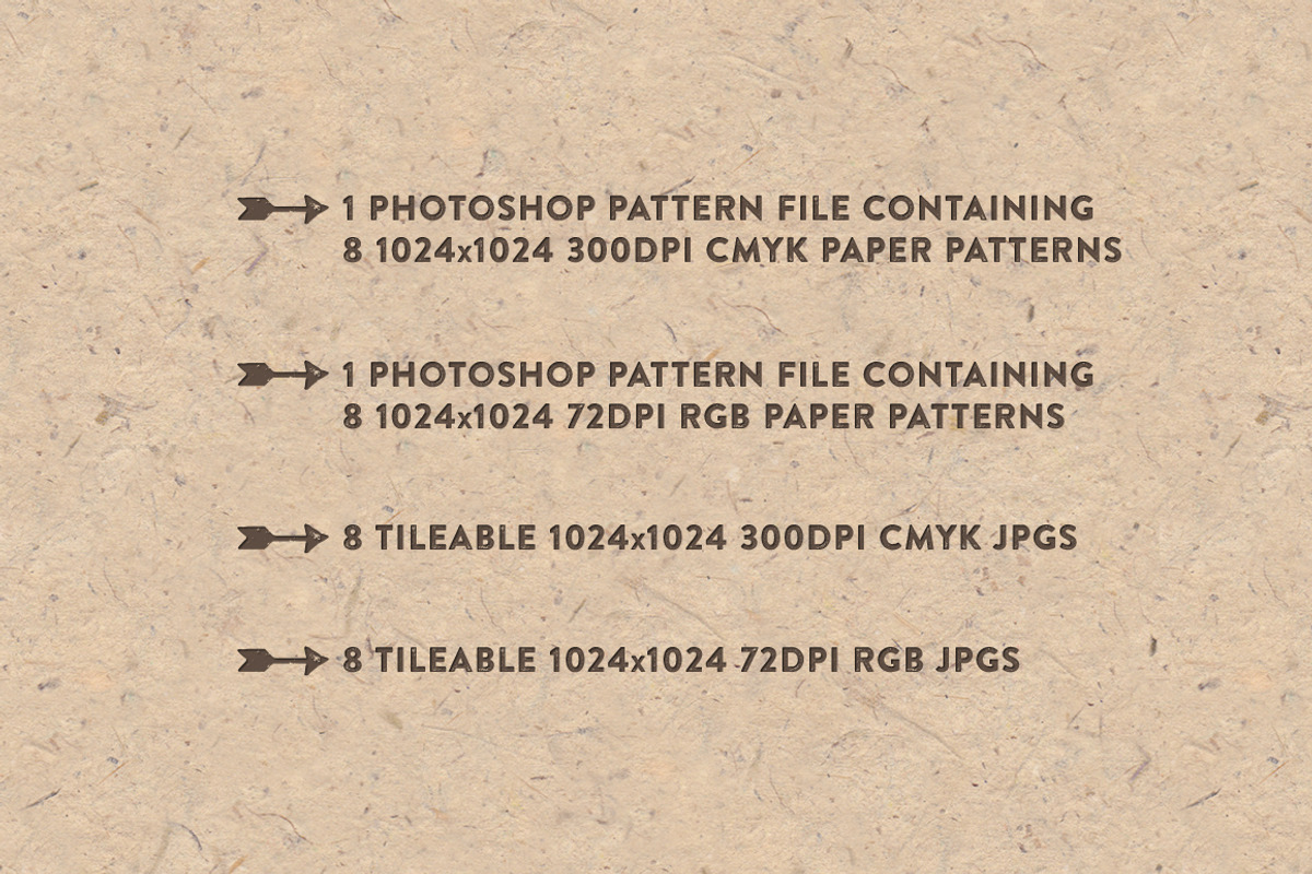 8 Handmade Paper Patterns preview 2