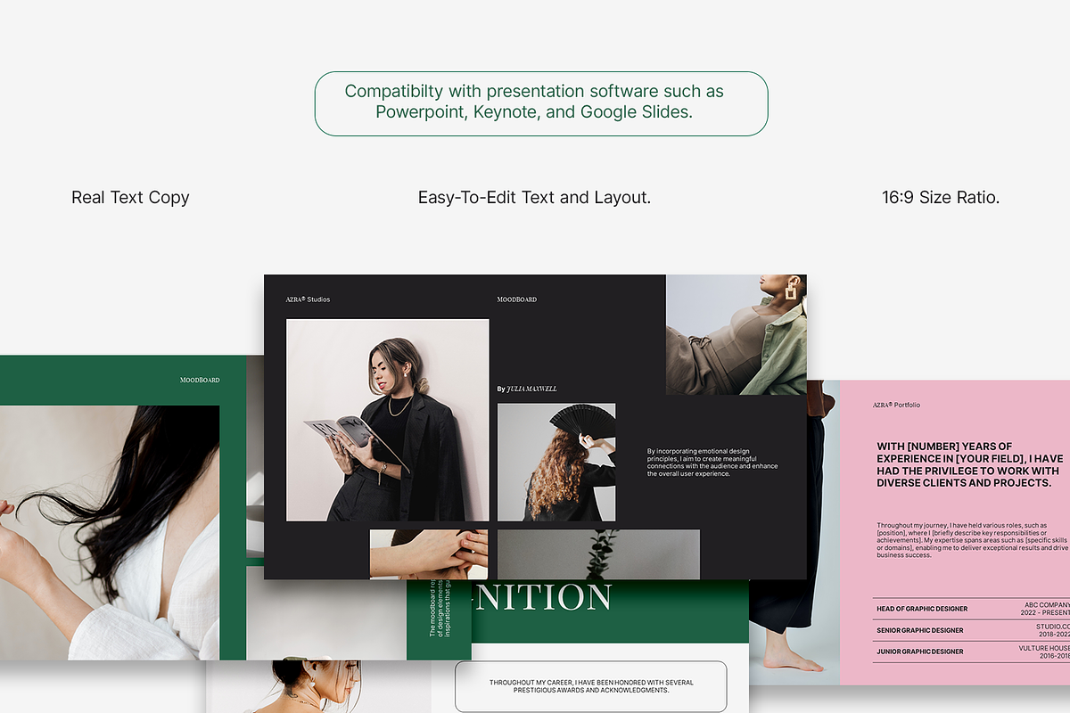 Azra Portfolio - PowerPoint, a Presentation Template by Sixtemp (Photo 2 of 5)