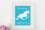 Unicorn Clipart, a Graphic by ConfettiBears (Thumbnail 3 of 5)