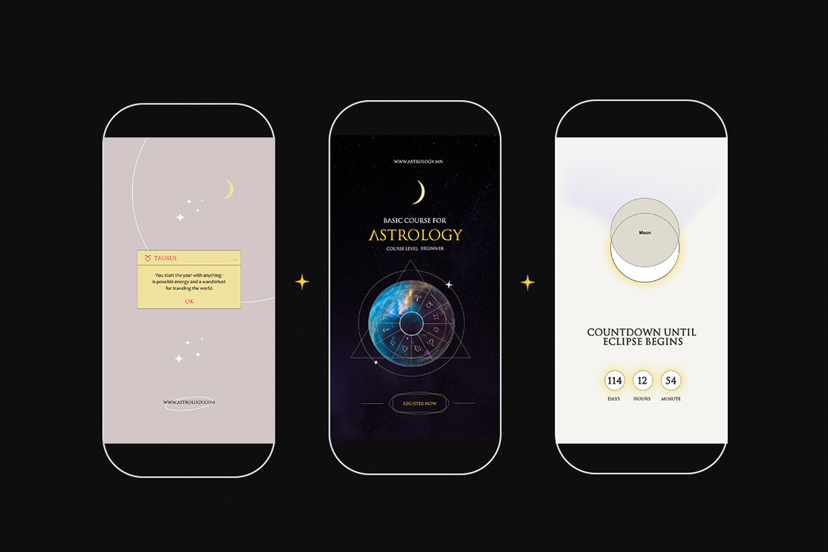 Astrology Social Media Pack PS, a Social Media Template by goodesign (Photo 4 of 11)