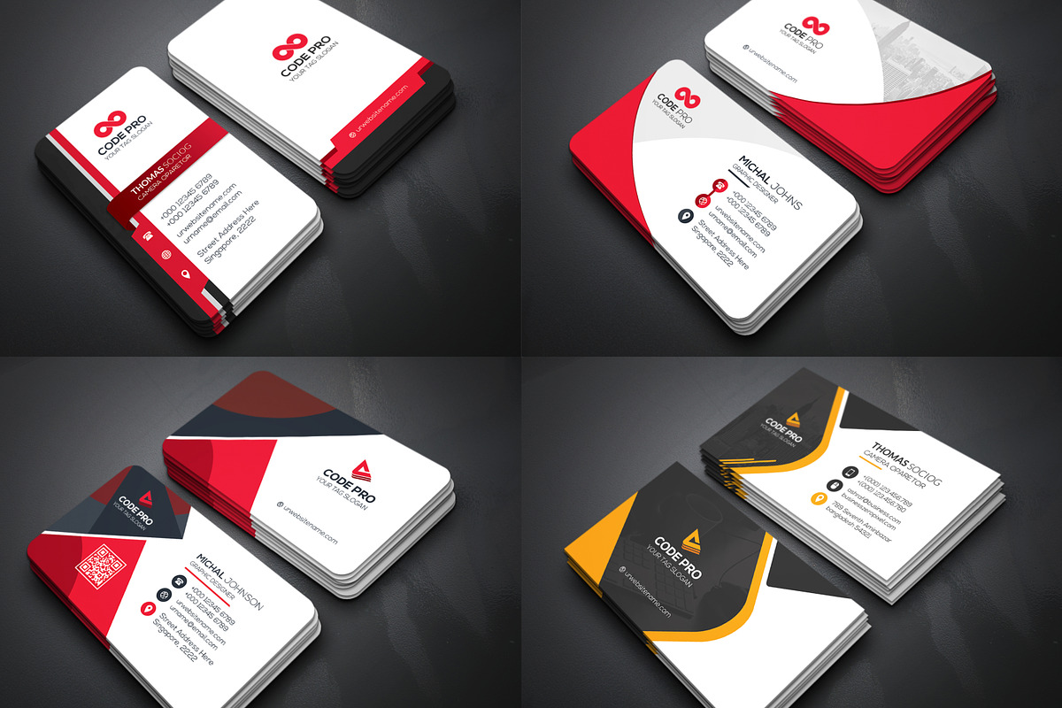 50 Business Cards Bundle, a Business Card Template by Genereux Art (Photo 10 of 12)