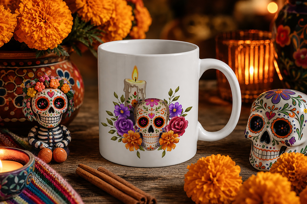 Fiesta de los Muertos, a Seasonal Illustration by IrynaPanashii (Photo 4 of 9)