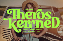 Theros Kerrned Groovy Retro Casual