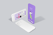 iPhone 16 Clay Mockup, an iPhone Mockup by Mockupdaddy (Thumbnail 10 of 16)