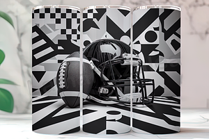 Black & White Football Coach Tumbler, an Arts & Entertainment Photo by LamanAzalea