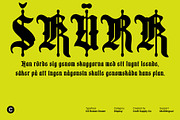 CS Ruslan Drawn, a Blackletter Font by Craft Supply Co. (Thumbnail 5 of 8)