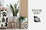 GRUNGE VASES&FLOWERS SILHOUETTES, an Object Graphic by Creativemaker (Thumbnail 14 of 14)