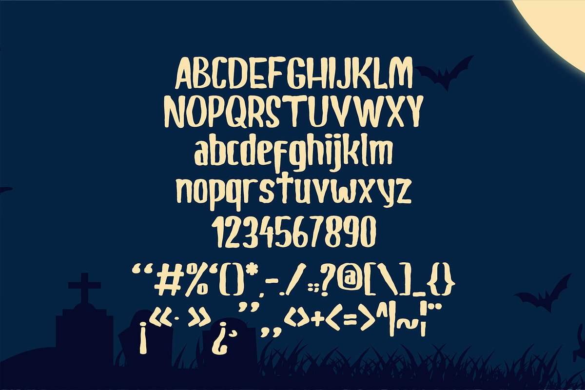 Frightening Scary Halloween, a Handwritten Font by TrimStudio (Photo 8 of 8)