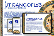 UT Rangoflys - An Experimental Font, a Sans Serif Font by Universitype (Thumbnail 2 of 7)