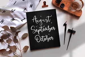 Sweetie Autumn - Calligraphy Font