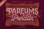 Parfums Perdus Romantic Font Duo, a Font by Aurelie Maron (Thumbnail 1 of 12)