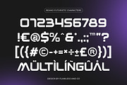 Reano - Futuristic Display Font, a Sans Serif Font by Flawless And Co (Thumbnail 8 of 10)