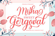 Misha Gergoval, a Script Font by Rotterlab Studio (Thumbnail 1 of 8)