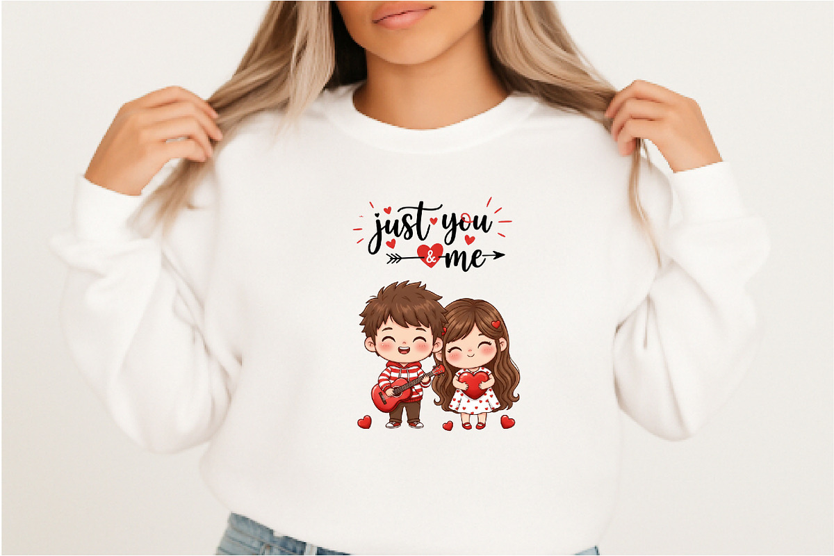 Just You & Me Couple Design, an Illustration by DreamArtGraphic (Photo 2 of 6)