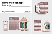Ramadhan Concept Mockup, an Advertising Mockup by Cekal_std (Thumbnail 2 of 4)