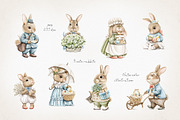 The Easter rabbit family, an Animal Illustration by Mimomy (Thumbnail 3 of 12)