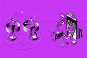 Technologies Line Isometric Set, a Templates & Theme by Boyko Pictures (Thumbnail 9 of 13)