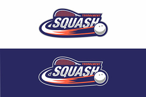 Squash tournament logo, a Branding & Logo Template by swarnstudio