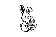 Happy Easter Bunny Vector Bundle, an Illustration by jahid234 (Thumbnail 31 of 51)