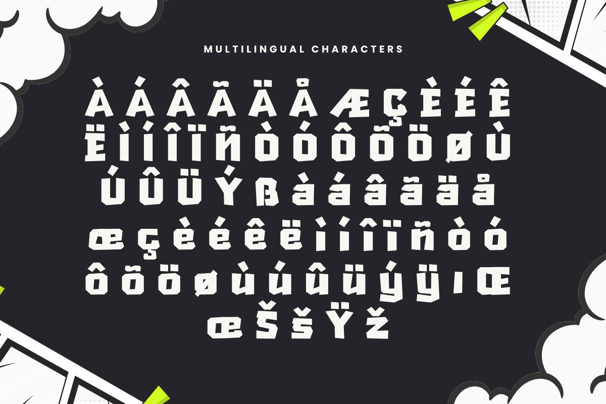 Fishel - Modern Comic Display Font, a Sans Serif Font by Afkari Studio (Photo 10 of 14)