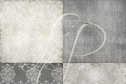 Neutral Damask & Solid Pattern Paper, a Pattern Graphic by Le Paper Cafe (Thumbnail 3 of 4)