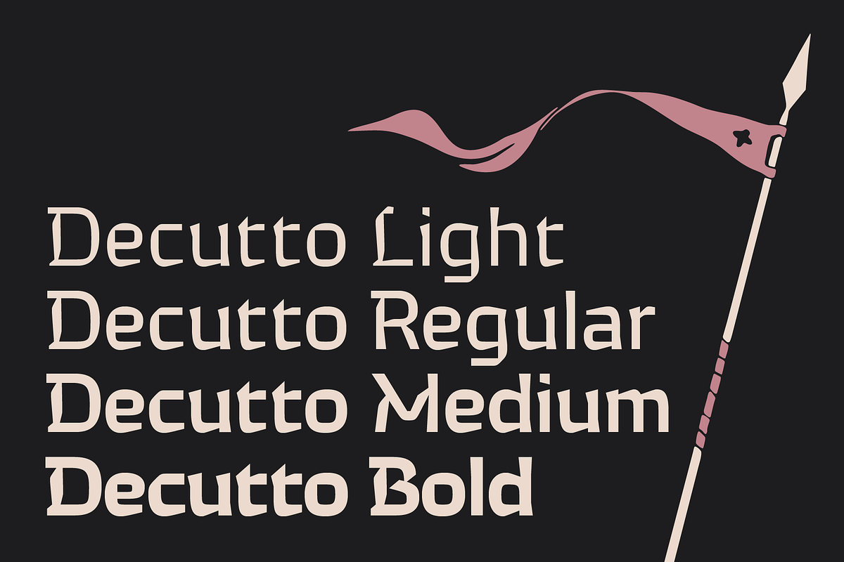 Decutto typeface, a Sans Serif Font by Michael Rafailyk (Photo 4 of 6)