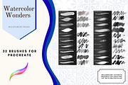 Watercolor - 32 Procreate Brushes, a Brush Add-On by MissPerfectKaos (Thumbnail 2 of 9)