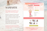 Namaste - Landing page PSD template, a Landing Page Template by Mage Themes (Thumbnail 1 of 5)