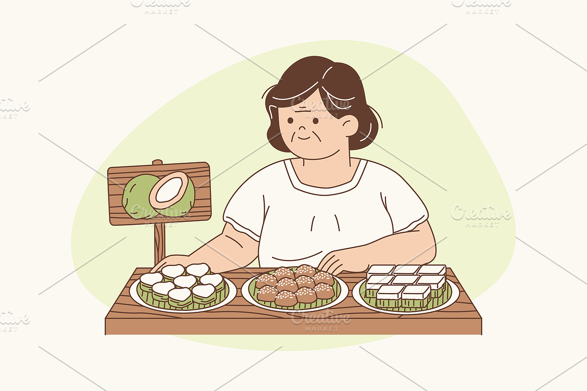 Coconut & Us Illustration, an Object Graphic by Jump Studio (Photo 11 of 12)