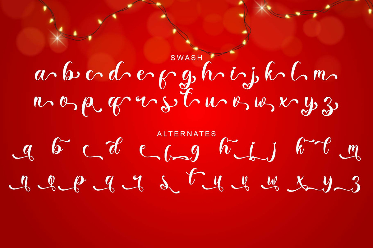 Christmas Balethy, a Handwritten Font by Yoga Letter (Photo 7 of 7)