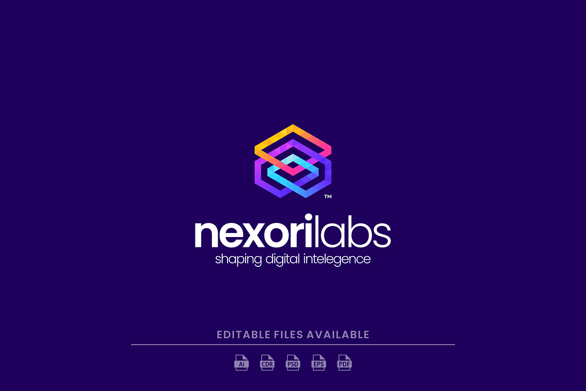 Gradient Modern Tech Icon Logo, a Branding & Logo Template by Artnivora.Std