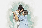 Watercolors Couple's Dreamy Painting, an Action Add-On by MRI STUDIO (Thumbnail 24 of 26)