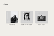 Black White Canva Template, a Social Media Template by Moodwave Studio (Thumbnail 3 of 10)